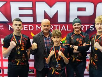 Sportivii din Valu lui Traian, premiați la Cupa României la Kempo. FOTO Ionel Crînguș